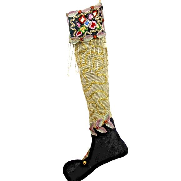 Wayne Kleski Katherine's Collection Victorian Jester Christmas Stocking 22" - Picture 1 of 6